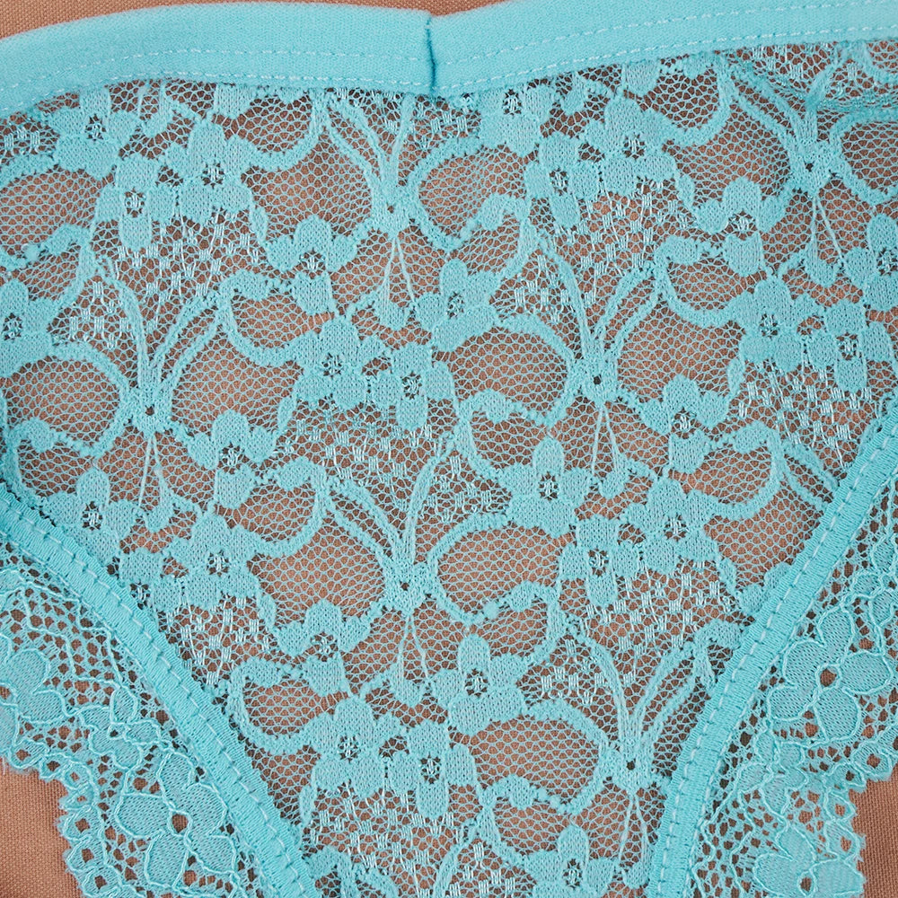 3PCS/Set Lingerie Sexy Women Lace Panties Underwear Female Underpants 6 Solid Color Soft Woman Briefs Intimates