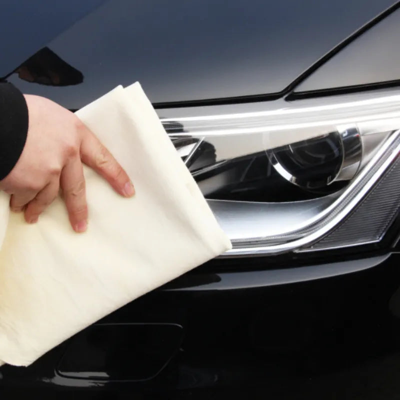 Natural Chamois Leather Car Washing Towels Super Absorbent Car home Window Glass Drying Cleaning Cloth Quick Dry car wash towel