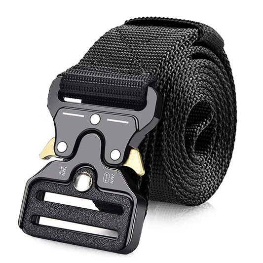 Genuine Tactical Belt Quick Release Outdoor Military Belt Soft Real Nylon Sports Accessories Men And Women Black Belt