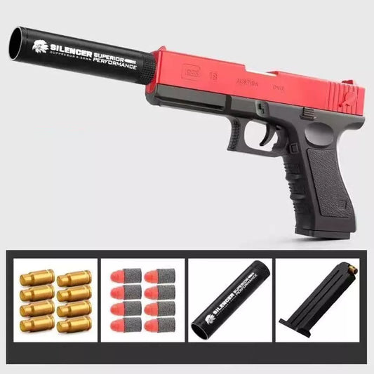 Toy Gun For Kids Shell Ejection Soft Bullet Gun